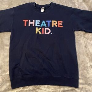 Gildan dark blue theatre kid crew neck